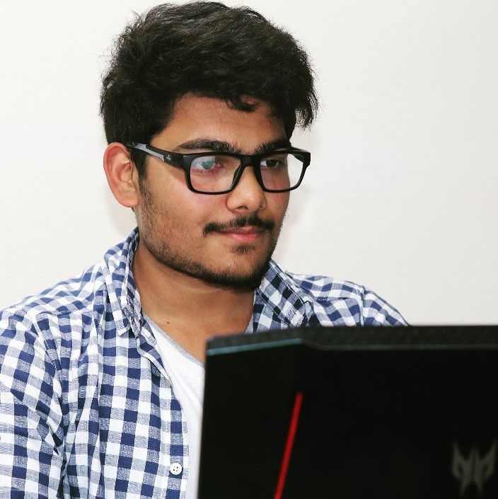 A picture of kritagya working